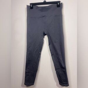 Women High-Waist Active Leggings - Charcoal Gray